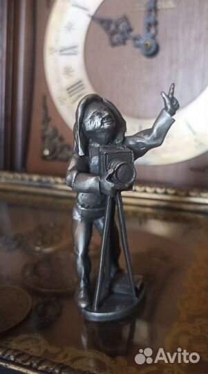 Фигурки, статуэтки, металл, олово, винтаж