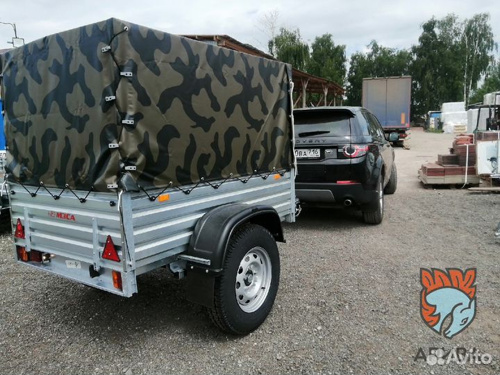 Внедорожный прицеп с тентом 128.Установим фаркоп