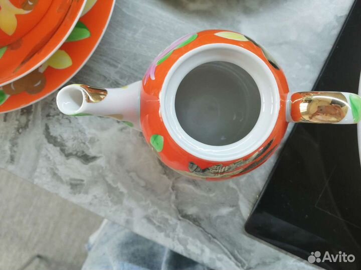 Чайный сервиз Золотой олень Дулево