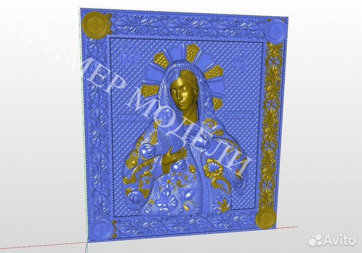 Модели для чпу Иконы(750шт)