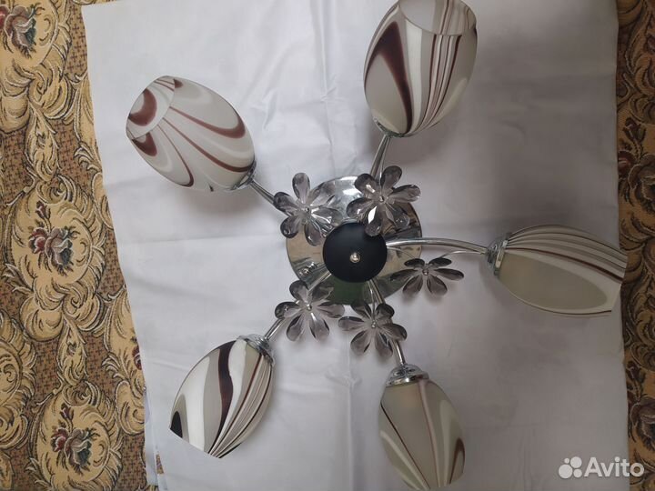 Люстра потолочная бу