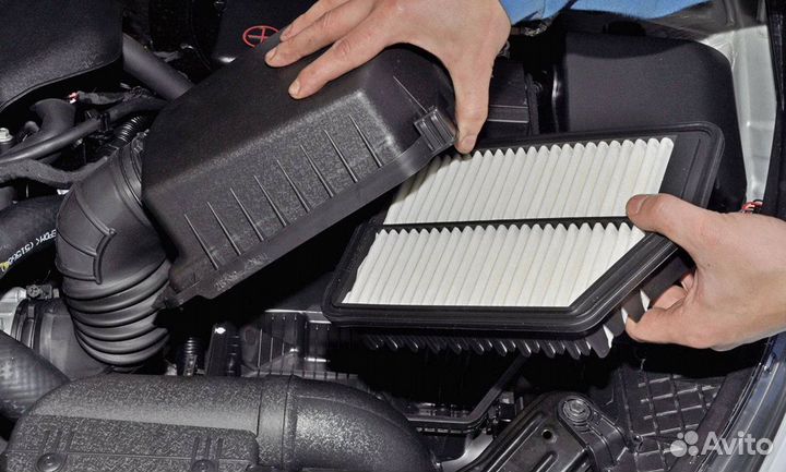 Замена воздуш.фильтра Honda Civic VII Рест.2003-06
