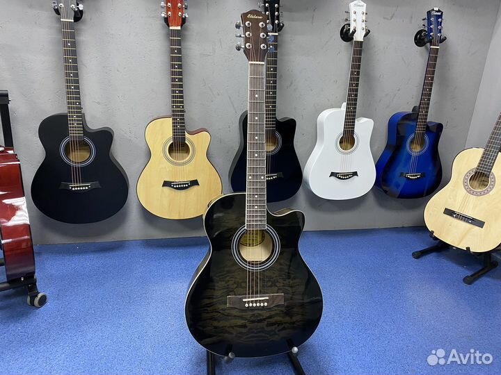 Акустическая гитара Elitaro Tobacco