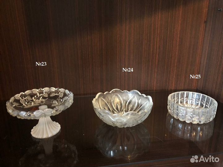 Хрустальная, фарфоровая посуда СССР