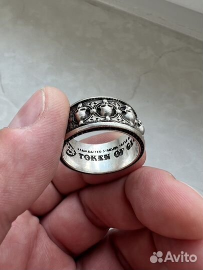 Серебряное кольцо Jolly roger