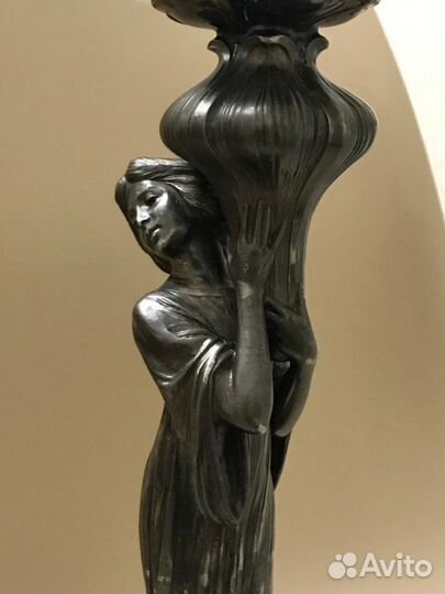 Винтажная хрустальная ваза