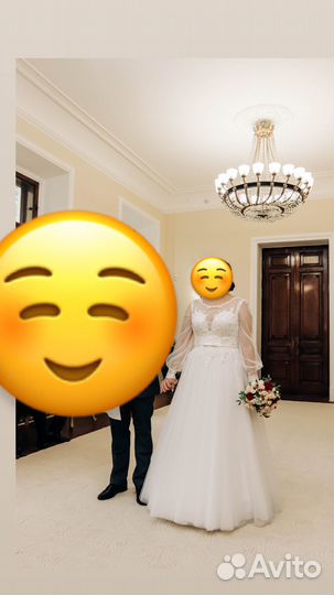 Свадебное платье пышное