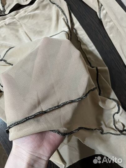 Костюм (топ и юбка) из сетчатой ткани