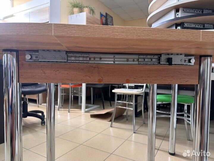 Стол обеденный круглый раздвижной