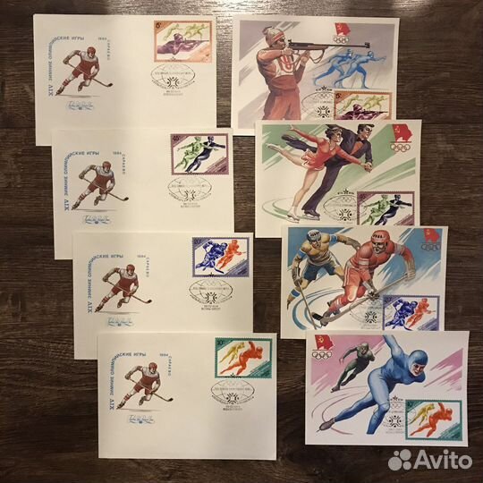 Конверты + открытки + марки СССР