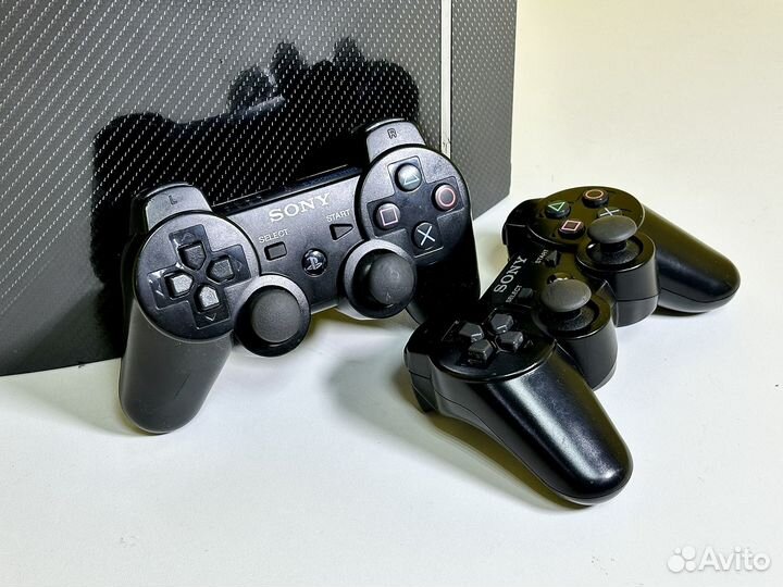 Playstation 3 + 12 игр и 2 джойстика