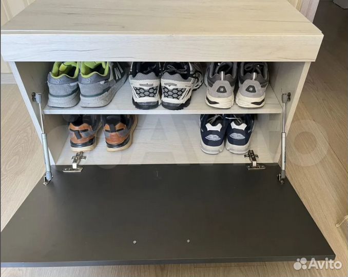 Прихожая Соната вешалка+обувница 80см