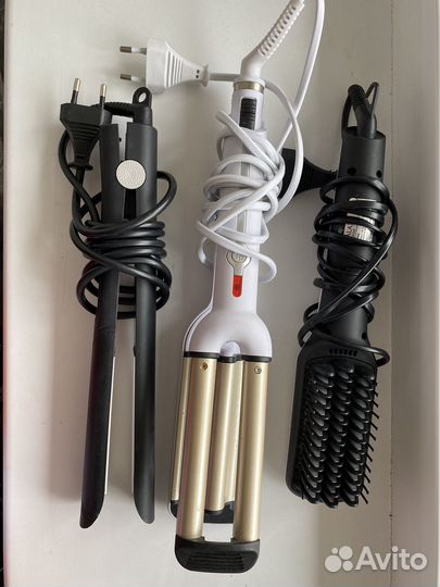 Плойка гофре, выпрямитель расческа