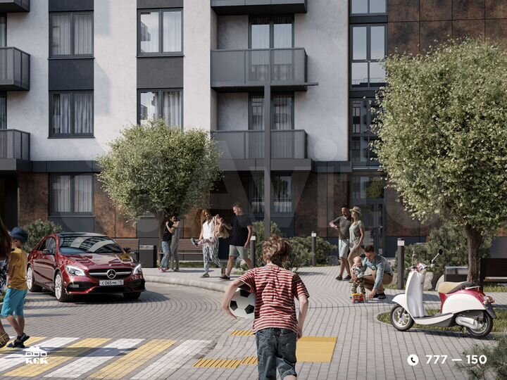 2-к. квартира, 64,1 м², 7/9 эт.