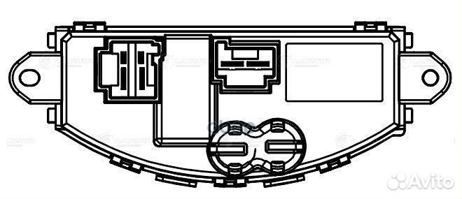 Резистор э/вент. отоп. для а/м BMW 3 (F30) (11