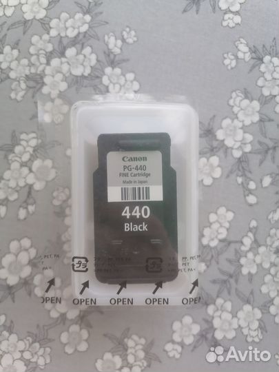 Картридж black 440 для принтера canon