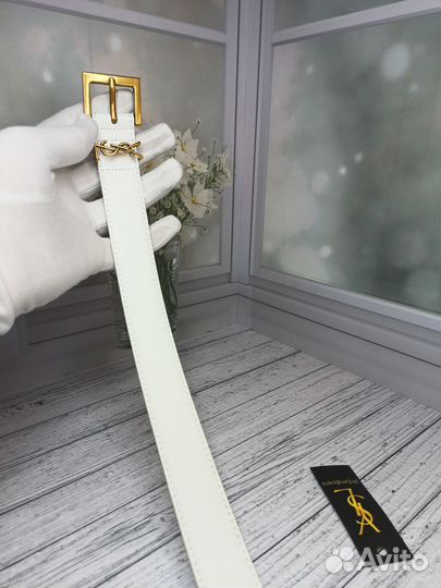 Ремень Ysl женский натуральная кожа премиум люкс