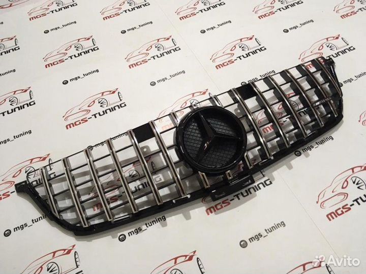 Решетка на Mercedes ML w166 GT Chrome AMG