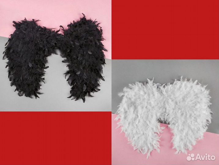 Крылья феи, бабочки, ангела, гетры, чулки, боа