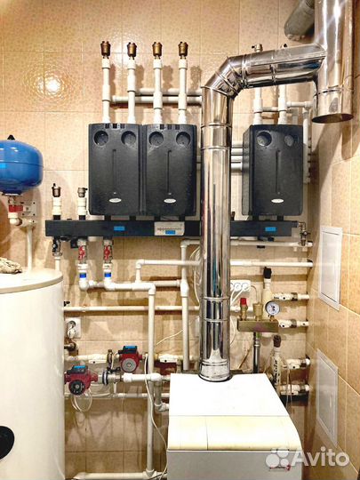 Отопление Тёплый пол Вода Сантехника Проект Монтаж