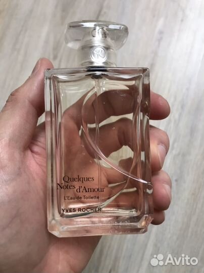 Туалетная вода духи yves rocher notes d'amour