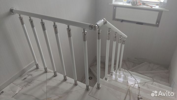 Перила комбинированные нержавеющие