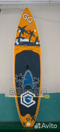 Sup board, доска, сап GQ оранжевый голубой