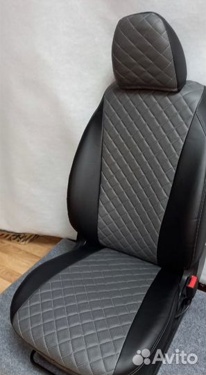 Чехлы на 2110 вставка серая