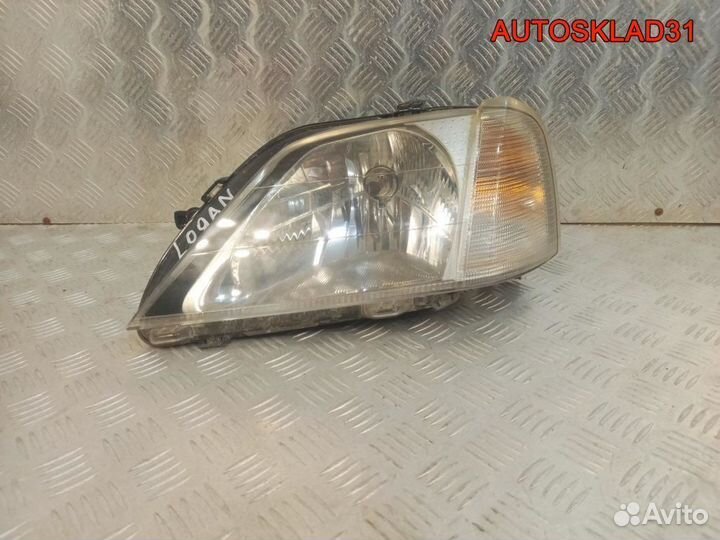 Фара левая Renault Logan 2004-2009 8200211005