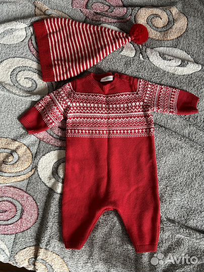 Косюмчик новогодний next, 3 месяца