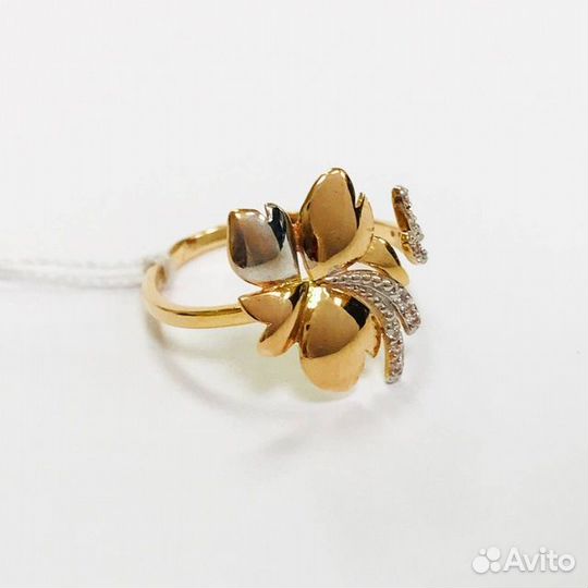 Золотое кольцо с камнем 16р