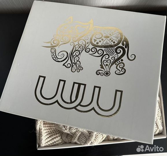 Плед детский вязаный