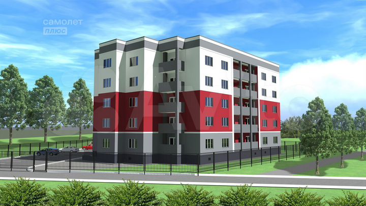 3-к. квартира, 88,3 м², 3/5 эт.