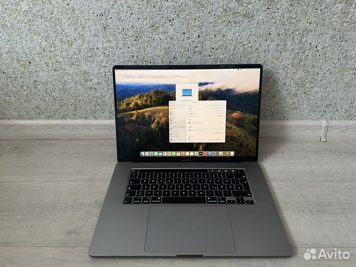 Macbook pro 16 2019 i7 2,6 16GB 1TB SSD