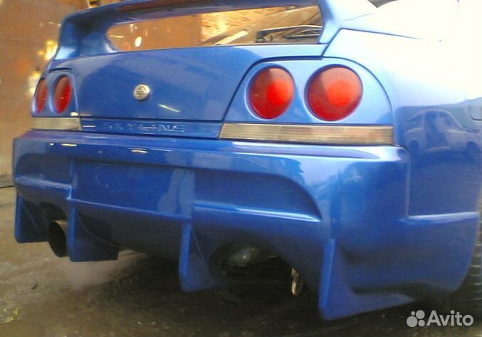 Задний бампер Veilside на Nissan Skyline R33