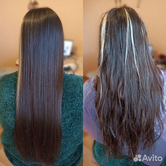 Кератиновое выпрямление волос, биксипластия