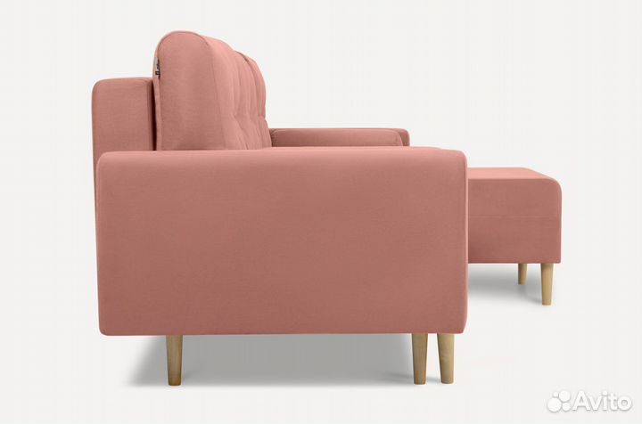 Диван classic угловой Pink