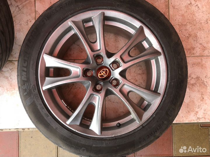 R17 Michelin Primacy 4 215/55, PCD 5x114.3 DIA 10