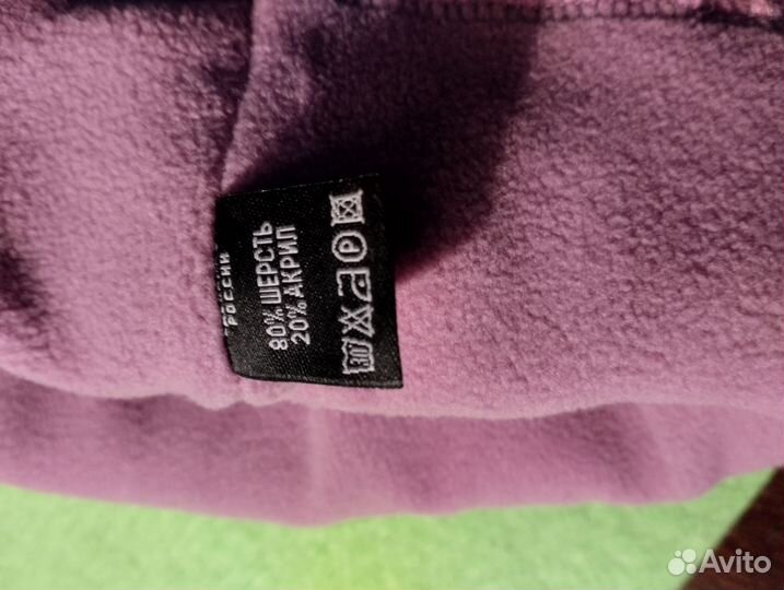 Шапочка теплая на флисе женская