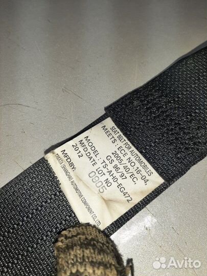 Ремень безопасности задний Nissan Teana J32 2.5