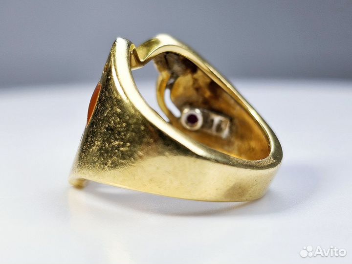Золотое кольцо с бриллиантами Roberto Coin 750