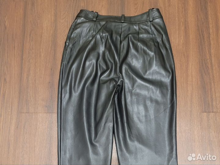 Брюки кожаные женские Luisa Spagnoli