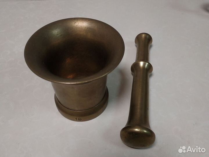 Ступка с пестиком бронза