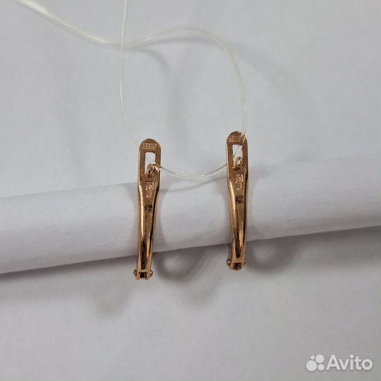 Серьги золото 375 пробы