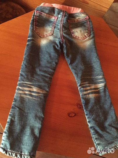 Джинсы утепленные для девочки