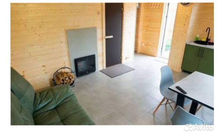 Баня 6х5 двухмодульная Скандинавия Артикул 109-59