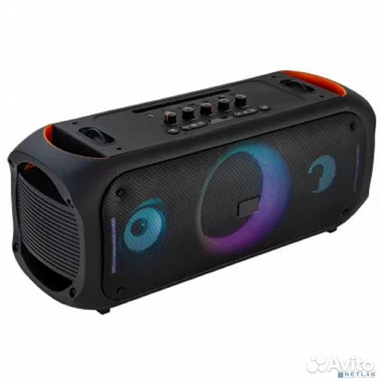 Perfeo пас ”terza” 70W EQ, MP3 USB-microSD, AUX, FM, 2xjack, LED, TWS черная + пду + бп микрофон