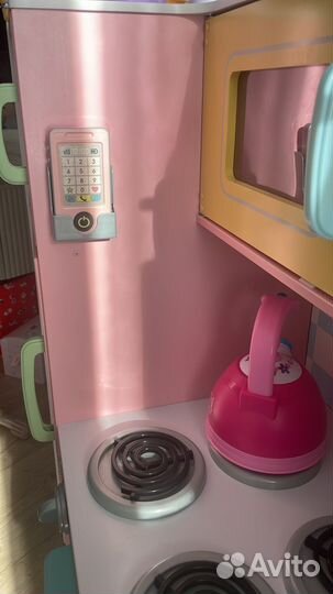 Детская игровая кухня деревянная