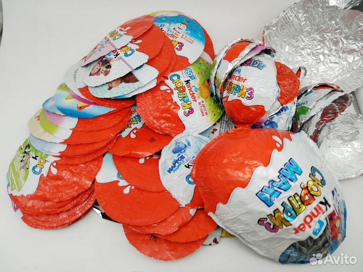 Фольга, Вкладыши киндер и от жвачки Love is-обмен