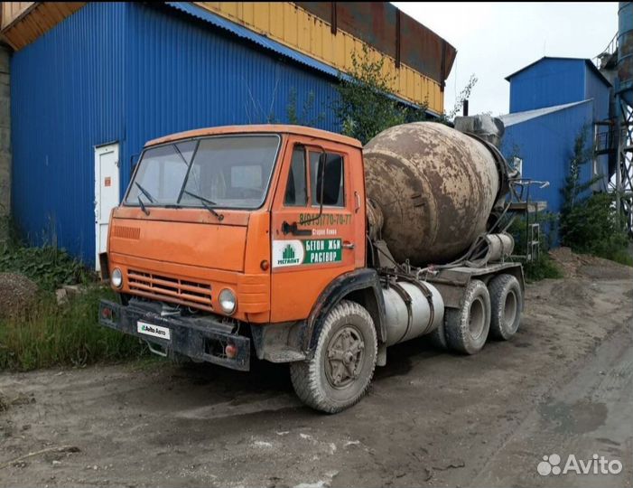 Автобетоносмеситель КАМАЗ 55111, 1989